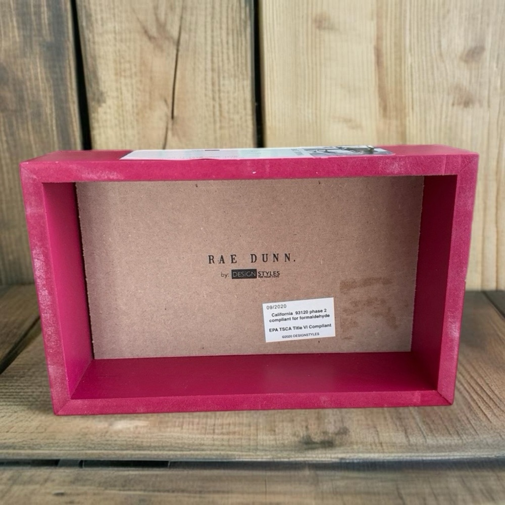 Rae Dunn Valentines Day XOXO Sign Rustic Wood Farmhouse Valentine Decor 8” x 5” - Picture 2 of 8